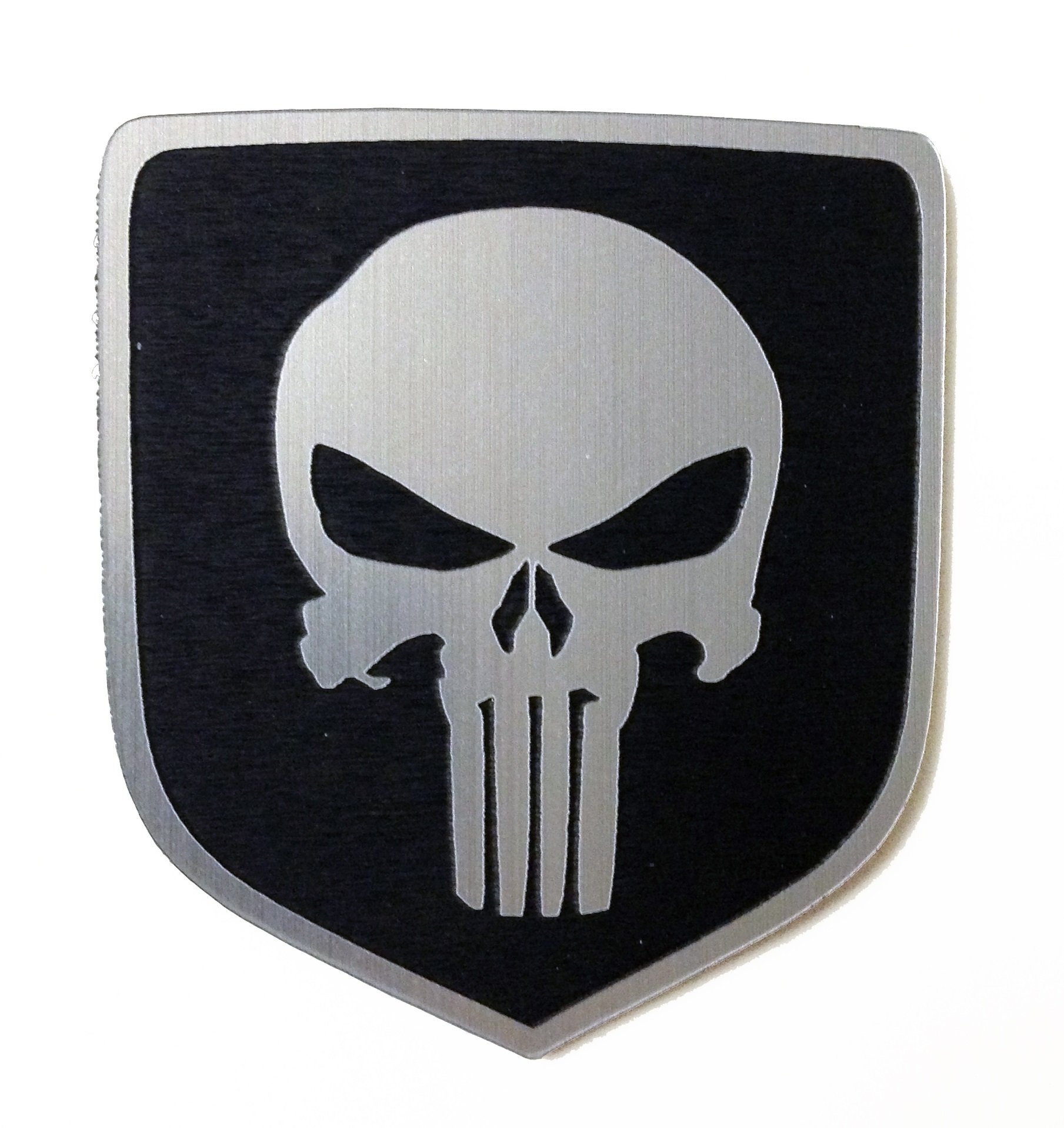 Black Punisher Front Grill Emblem For 19942001 Dodge Ram Free Ship USA