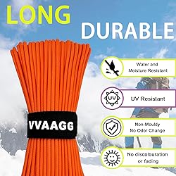 VVAAGG 1000lb Paracord Rope 200FT, 4mm Utility