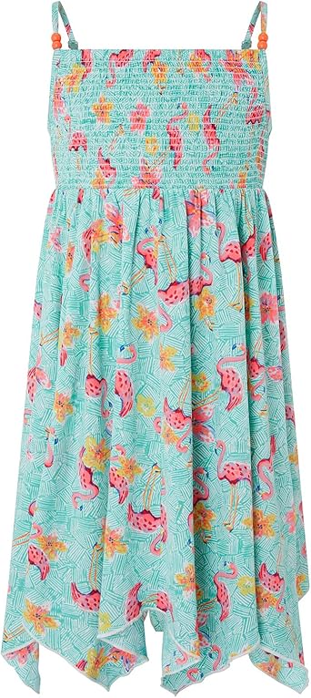 robe flamant rose fille