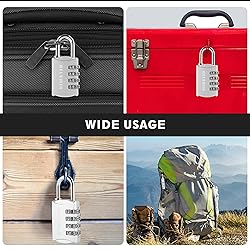 DELSWIN Small Combination Lock for Locker - 8Pack
