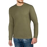 Brix Mens' Waffle Shirts Long - Sleeve Regular - Fit Thermal Shirts.