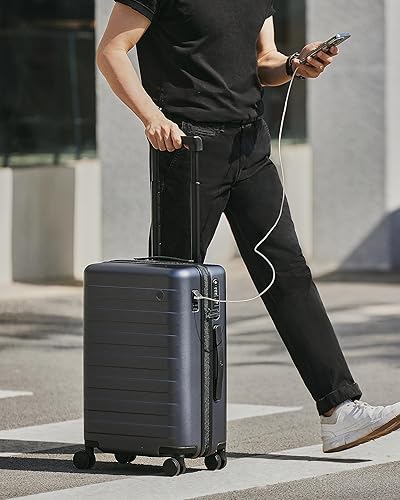 NINETYGO Carry on Luggage 22x14x9 Airline Approved, 20 Inch Hardshell  Spinner Hardside Suitcase with Wheels, U