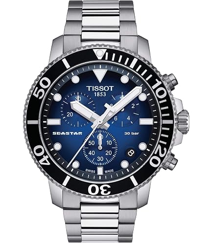 Amazon.com: Tissot Seastar 1000 Quartz GMT : Clothing, Shoes & Jewelry