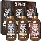 Viking Revolution Beard Oil for Men 3 Pack