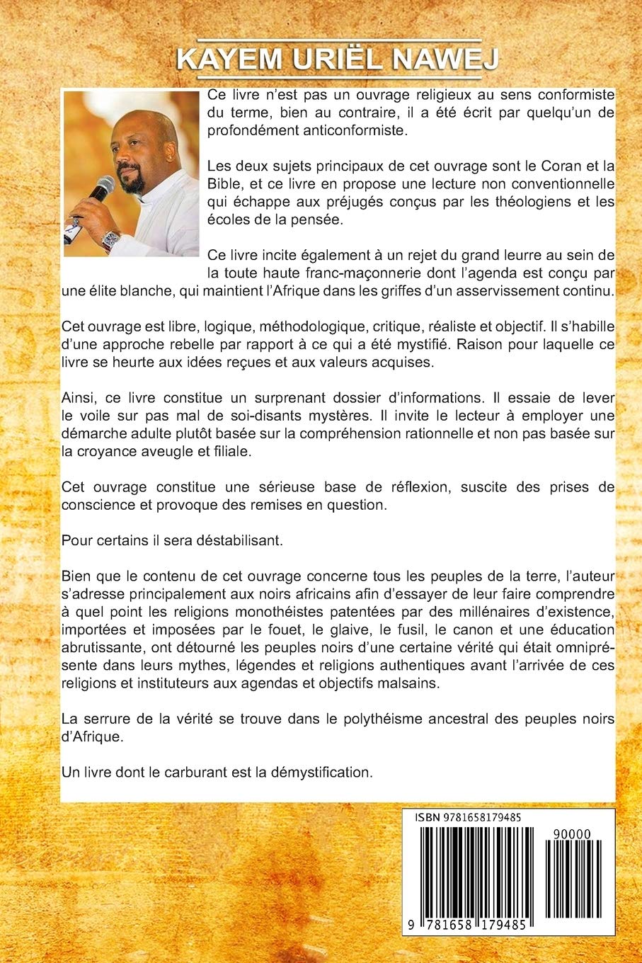 Elohim La Cle De La Serrure De La Bible La Cle Pour Une Autre Lecture Du Coran La Cle Pour Devoiler Le Secret Franc Macon La Cle Pour La Decolonisation Spirituelle De L Afrique Elohim La Cle De La Serrure De La Bible La Cle Pour Une Autre Lecture Du Coran La Cle Pour Devoiler Le Secret Franc Macon La Cle Pour La Decolonisation Spirituelle De L Afrique