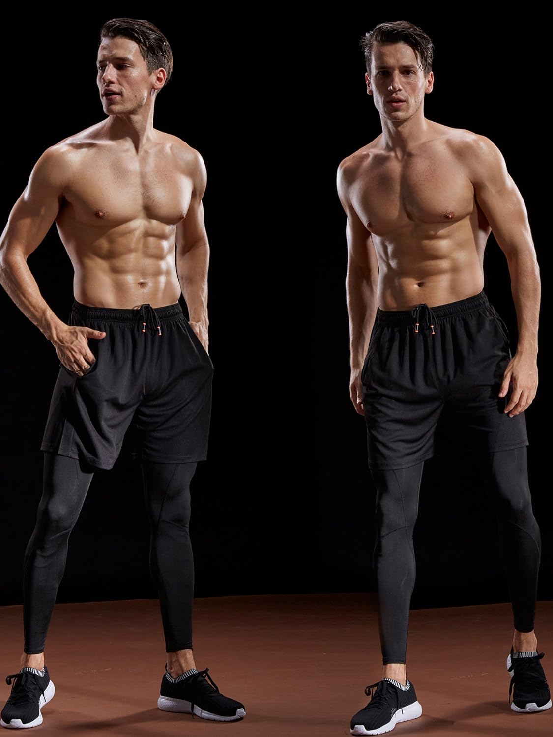 Neleus Men's Lightweight Workout Running Athletic Shorts with Pockets: Clothing