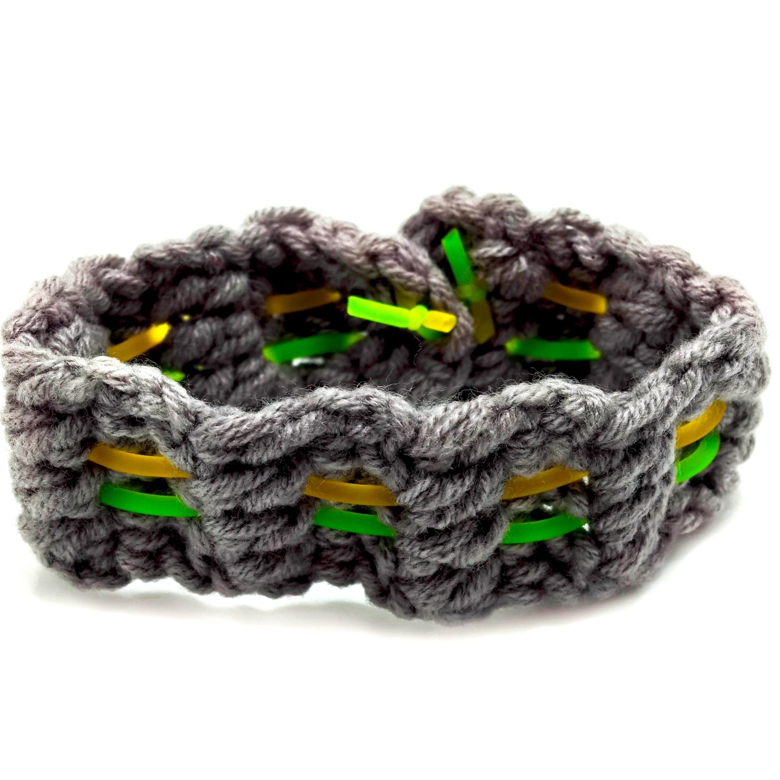Photo 1 of 2 Pack Skin Picking Fidget Bracelet Stretchy Loom Crochet Bracelet Anxiety Relief for Trichotillomania Nail Biters Hair Pulling