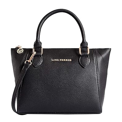 Lino Perros Womens Satchel (Black)