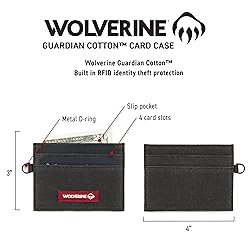 WOLVERINE Men's RFID Blocking Rugged Card Case