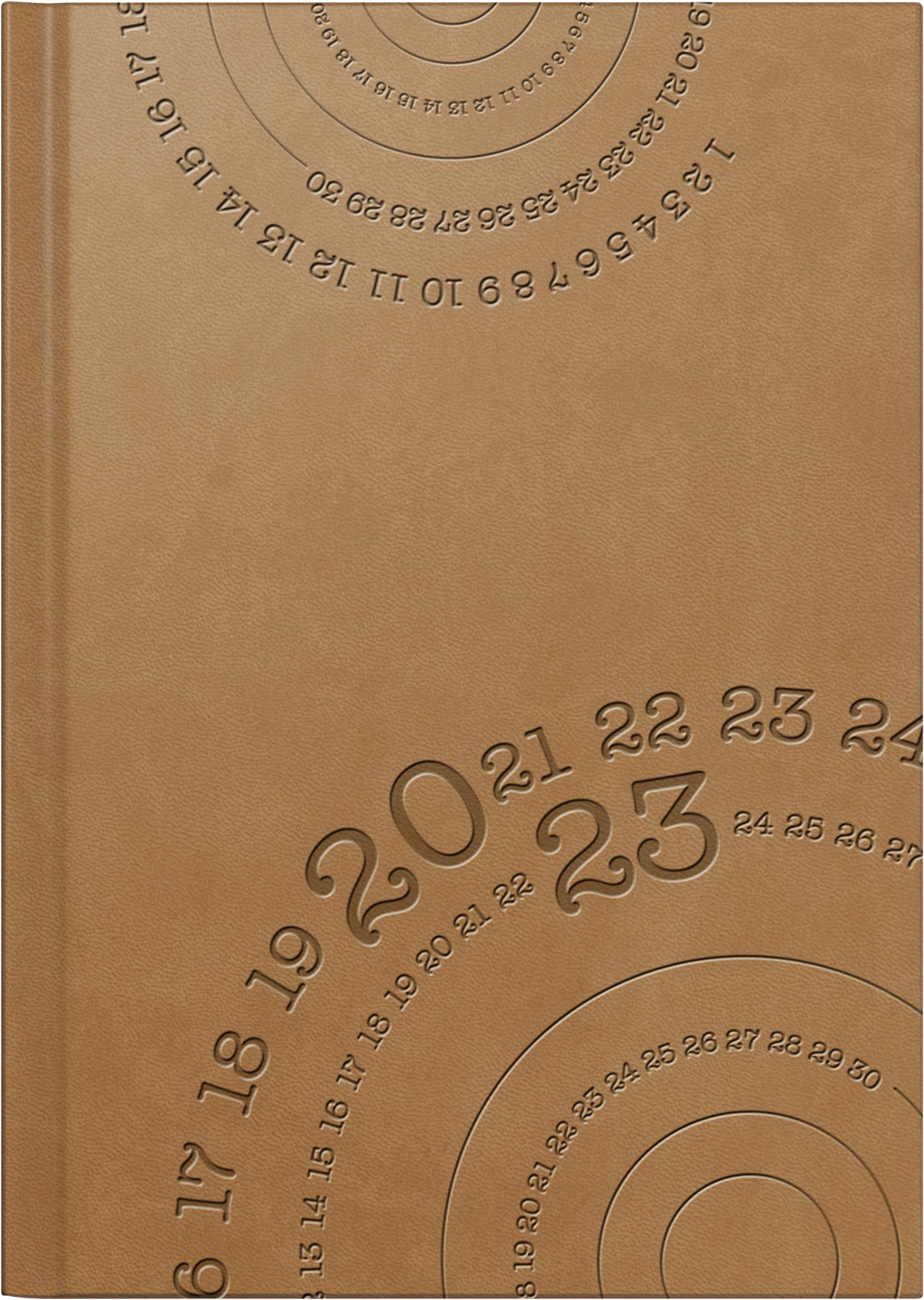 rido/idé Mentor 2023 Daily Calendar Sheet Size 14.8 x 20.8 cm Brown