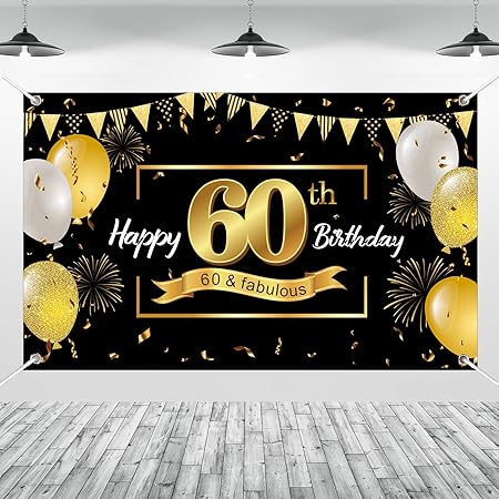 Amazon Co Jp 30歳 40歳 50歳 60歳 誕生日 背景 ブラックゴールド 装飾 男性 女性 ベビー 誕生日 パーティー 背景 写真スタジオ ブース 子供 ケーキ テーブルバナー ドラッグストア