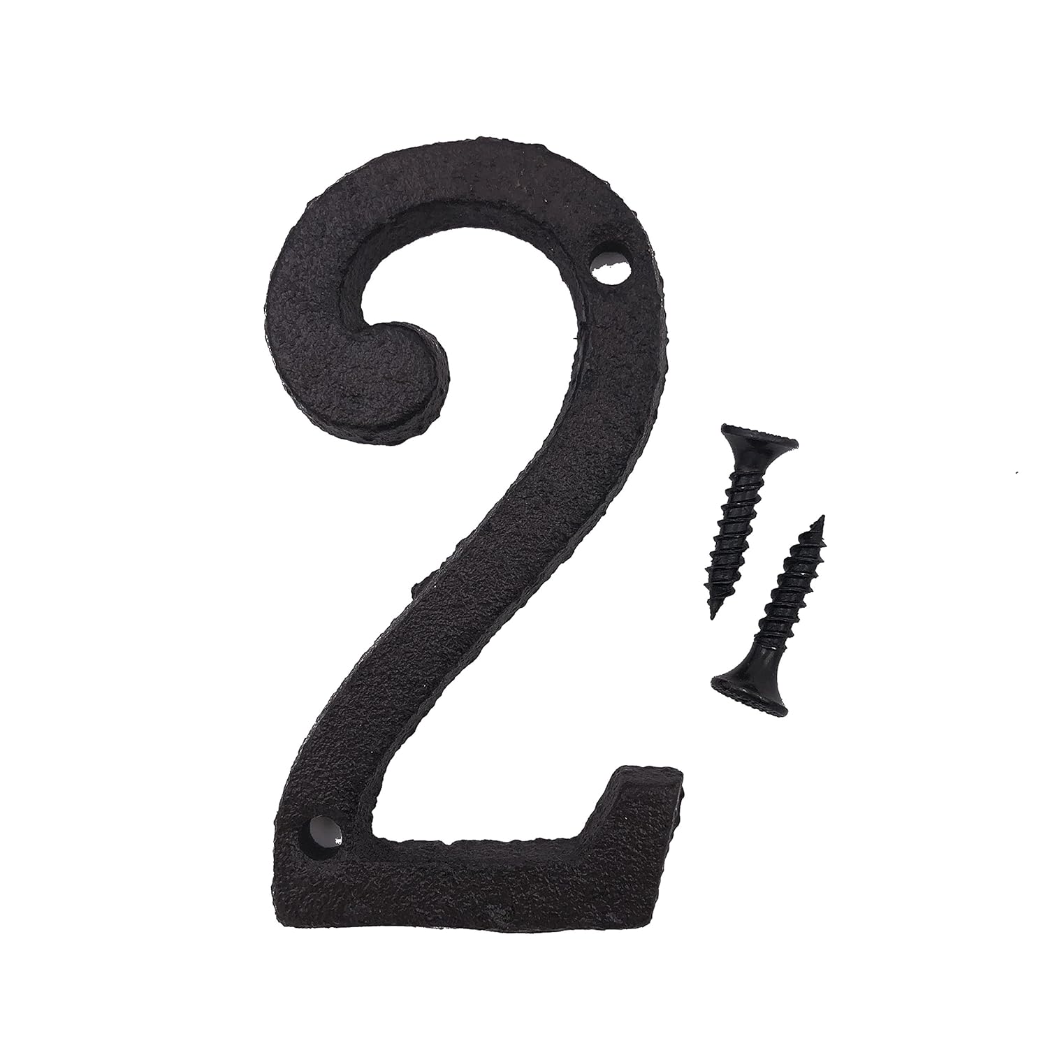 Hierro fundido innovador de 7,6 cm, número de casa de bricolaje ...