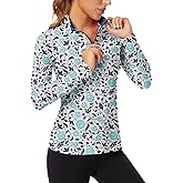 Soneven Women's Quarter Zip Polo Collared Golf Shirt Moisture Wicking Shirts Slim Fit for Casual Work
