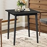 HOOBRO Bamboo Dining Table, Square Dining Table for