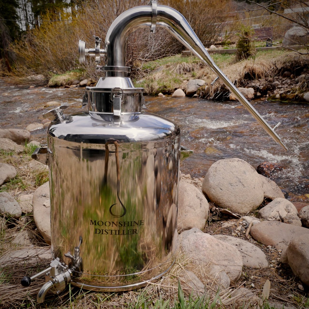 26 Gallon Stainless Steel Pot Still/Home Distillation Whiskey Still