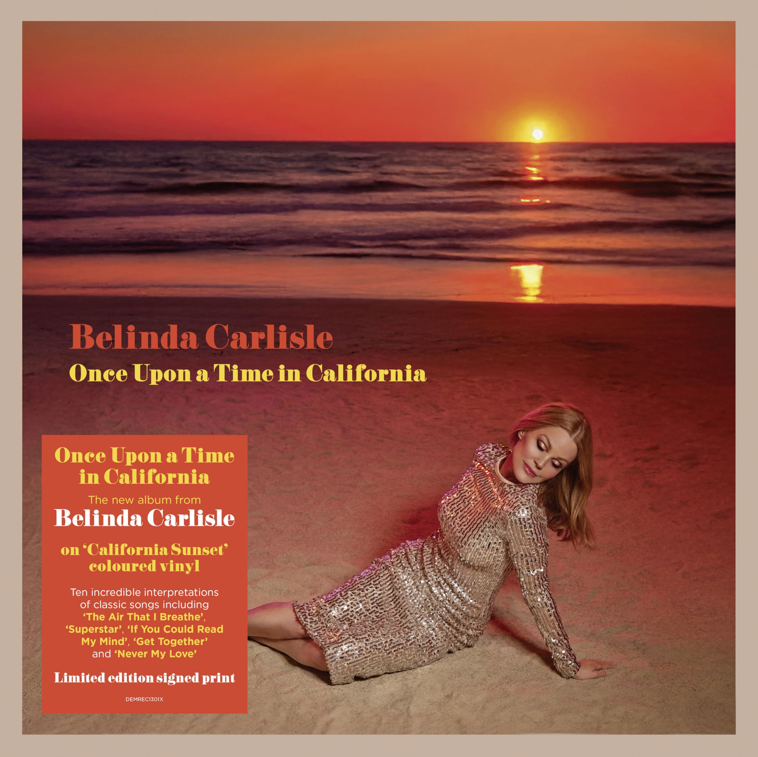 Photo 1 of Once Upon A Time In California - Amazon Exclusive Limited Autographed 140-Gram Sunset Colored Vinyl