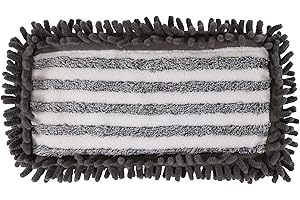 SWOPT 12” Microfiber Dust Mop Refill – Cleaning Pad for Use on Wood, Laminate, Tile – Interchangeable with All SWOPT Cleaning Products for More Efficient Cleaning and Storage