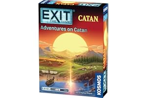 THAMES & KOSMOS EXIT: The Game - Adventures on Catan | Interactive Escape Room Experience| Cooperative | 1-4 Players | 10+ | Kosmos | Game for Kids and Adults