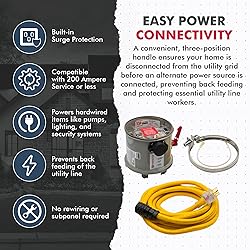 Trifecta Manual Transfer Switch for Home Generator