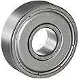 NSK 608Z Deep Groove Ball Bearing, Single Row, Single Shield