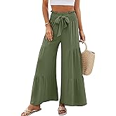 Blooming Jelly Women Casual Pants Wide Leg Trousers High Waisted Pant Trendy Vacation Outift 2026