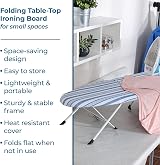 Honey Can Do BRD-01292 Folding Table Top Ironing Board Multi-Colour view 4