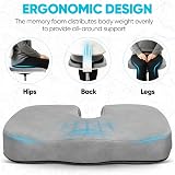 FORTEM Memory Foam Office Chair Cushion Non Slip Cover Washable Memory Foam Seat view 7