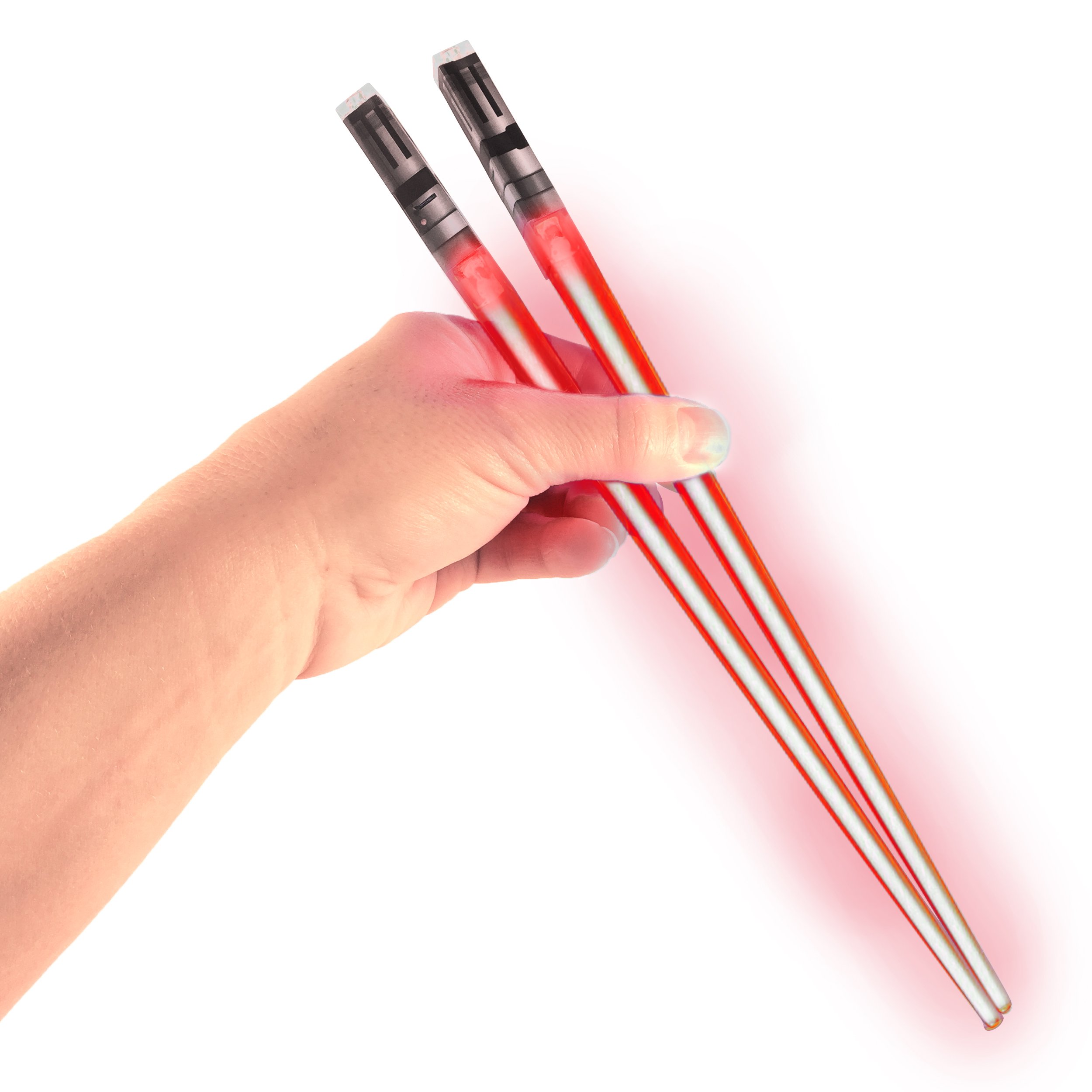 ChopSabers Lightsaber Led Light Up Chopsticks (1 Pair, Red)