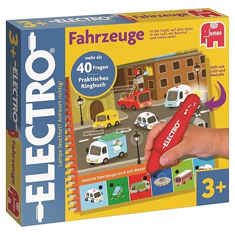 Jumbo Spiele 19534 Elektro Wonderpen Fahrzeug-Lernspiel