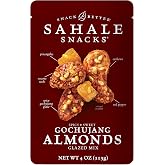 Sahale Snacks Gochujang Almonds Glazed Mix, Kosher, Gluten Free, 4 Ounce (Pack of 6)