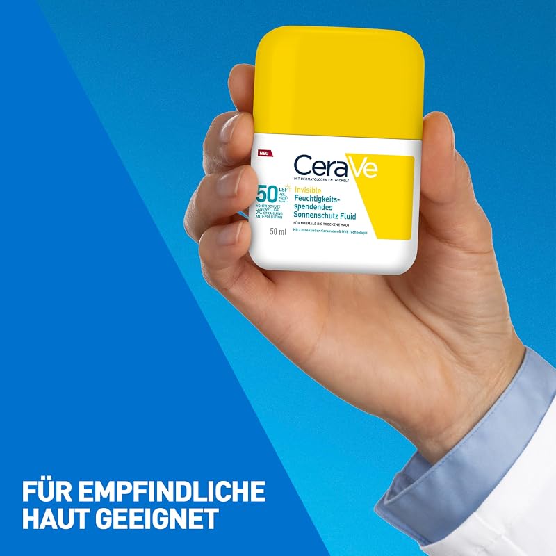 Invisible Feuchtigkeitsspendendes Sonnenschutz Fluid SPF 50