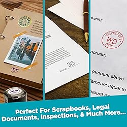 MaxMark Round Self Inking Emoji Stamp - in Love