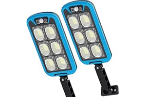 OKPRO Solar Lights Outdoor - S150XLM Solar Lights for Outside Motion Sensor, 7000K Solar Street Light Dusk to Dawn, IP66 Waterproof LED Solar Light for Yard, Parking lot (2Pack)