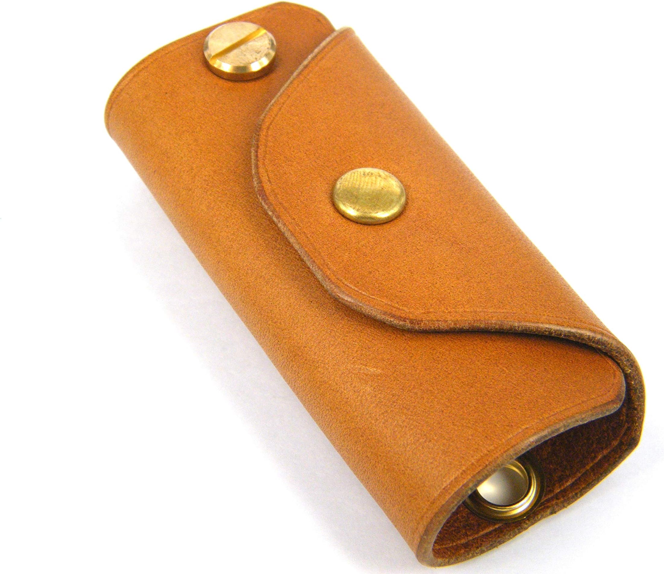 Spiff Leather Handmade Buttero Minimalist Key Case VI