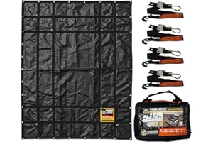 GLADIATOR CARGO NETS Waterproof Gladiator Cargo Net - Heavy Duty Truck Cargo Net Tarp (SGW-100) Small: 4.75' x 6'