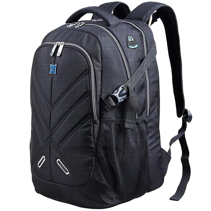 Laptop Rucksack 17,3 Zoll mit Regenschutz Durchlass Amazon.de
