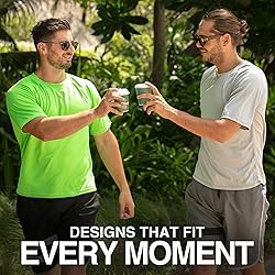 Kanu Surf Men's Swim Shirt with Short Sleeves
