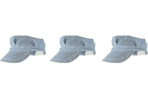 Beistle S60716AZ3, 3 Piece Train Engineer Hats, Adjustable (Blue/White)