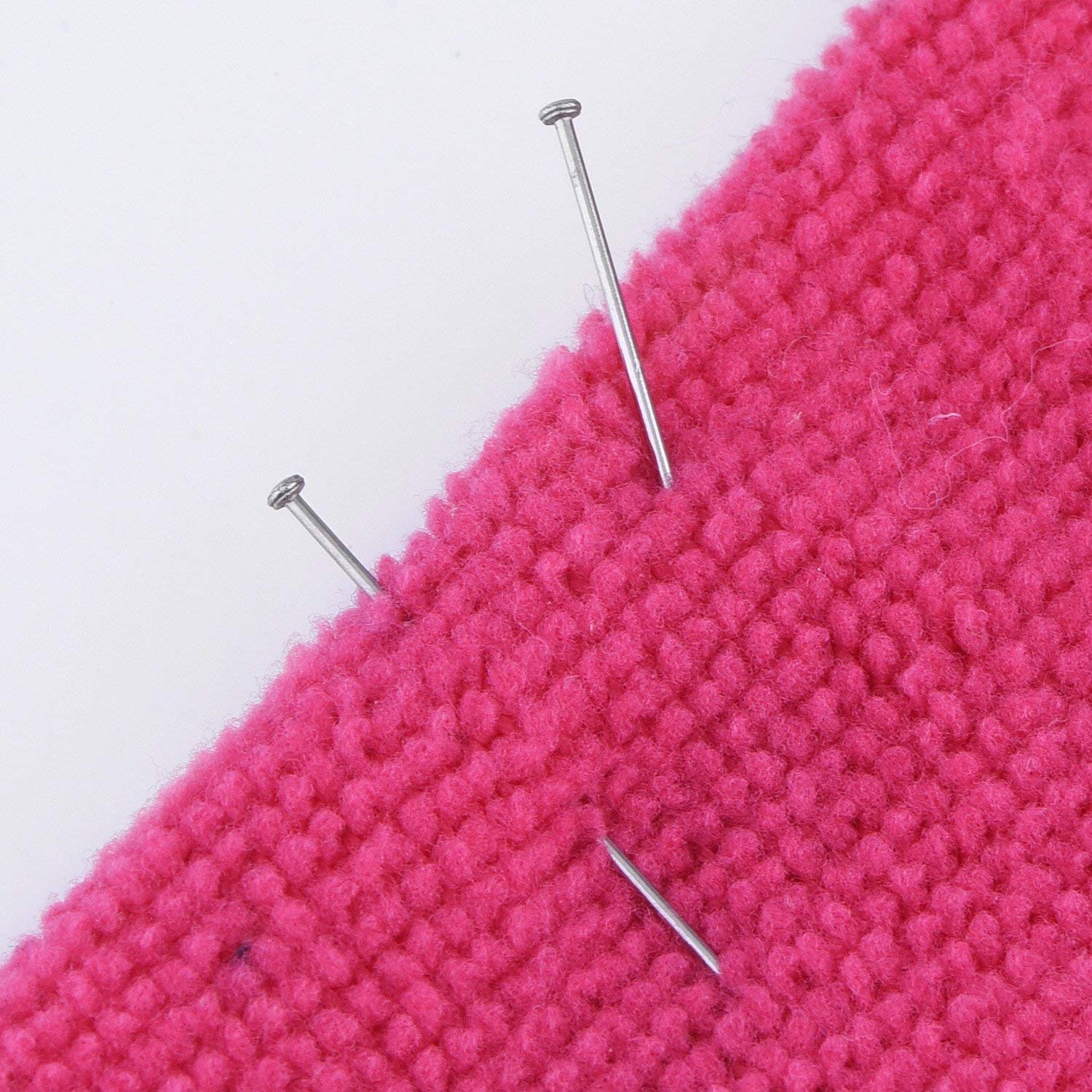 Shappy 3200 Pieces 1 1/16 Inch Head Pins Bouquet Pins Diamond Head Pins for Craft 1 1/16 Inch Fine Satin Pin Dressmaker Pins for Jewelry Making, Sewing and Craft, Stainless Steel