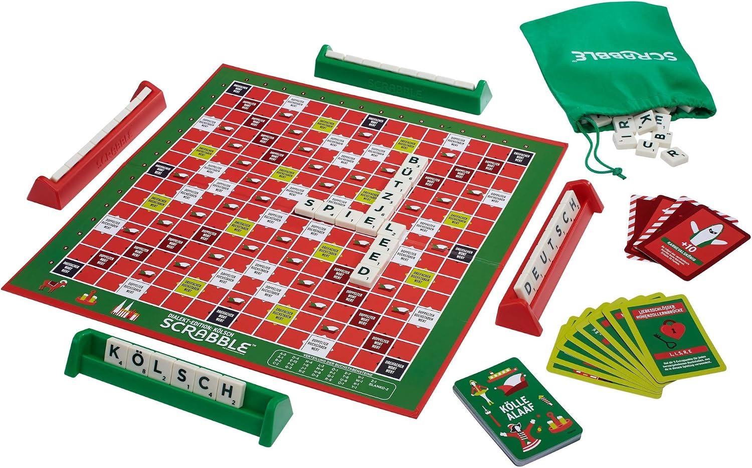 Mattel Games GGN23 Scrabble Dialect Edition Cologne Word Game and Board Game Suitable for 2-4 Players - Image 3