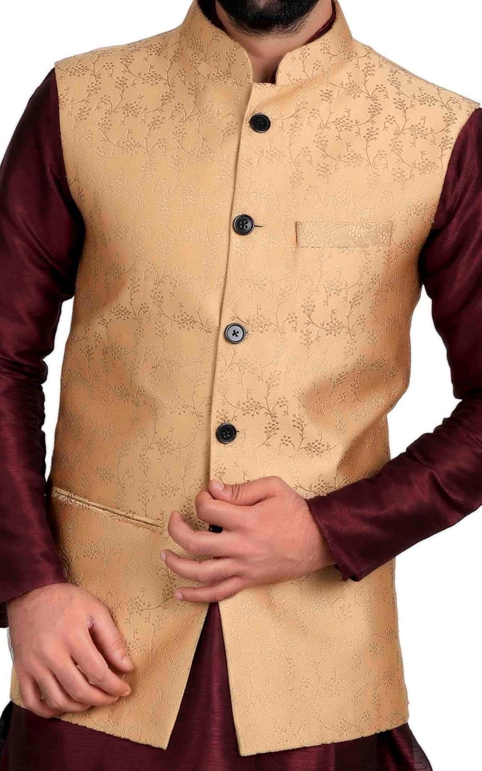 veera paridhaan men's nehru jacket