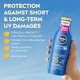 NIVEA SUN Protect Moisture Lotion SPF 15 200ml Vitamin C Hyaluron 48H Moisture view 2