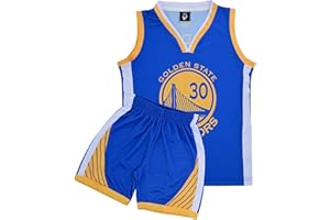 VEGAS APPAREL Kids Basketball Kit, 2 Piece Sleeveless Kids Basketball Jersey Shirt Basketball Kids Outfit for 2-14 Years Boy