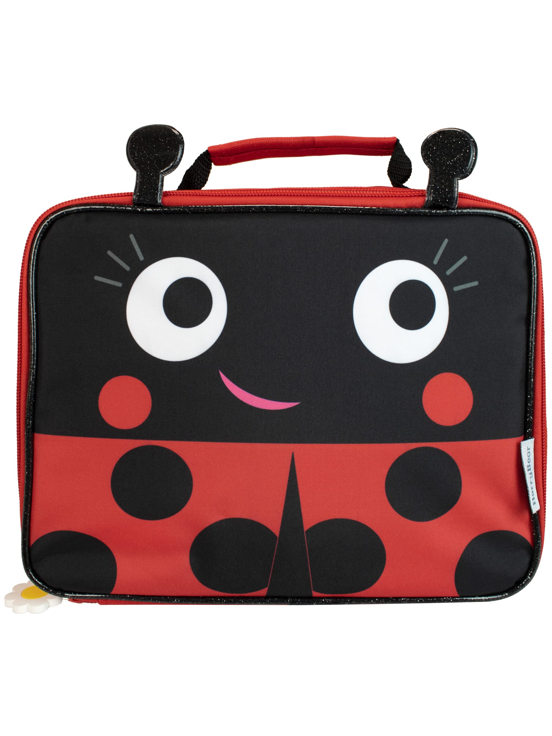 Harry Bear Girls Ladybug Lunch Bag Kids School Lunch Box Red One Size