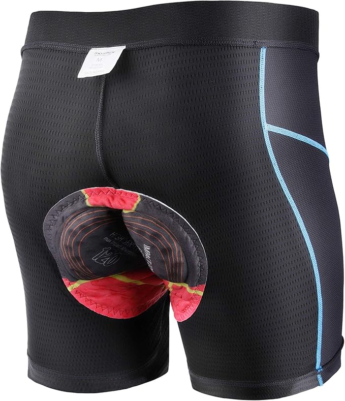 SKYSPER Bike Underwear Men 3D Padded Cycling Shorts MTB Bicycle
