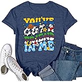 You've Got A Friend in Me Shirt Women Funny Letter Print Friends Tee Casual Vacation Holiday Graphic Tops