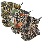 Chicingyou Hunting Face Mask Hunting Deals Breathable Camo Balaclava Flannel Adjustable Neck Warmer for Cold Weather