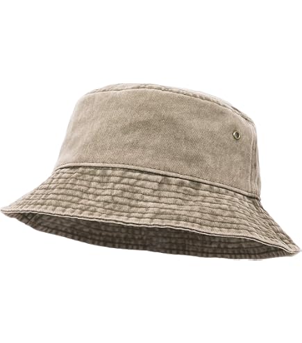 3Pcs Washed Cotton Bucket Hats for Women and Men,Fishing Hat  display picture 1
