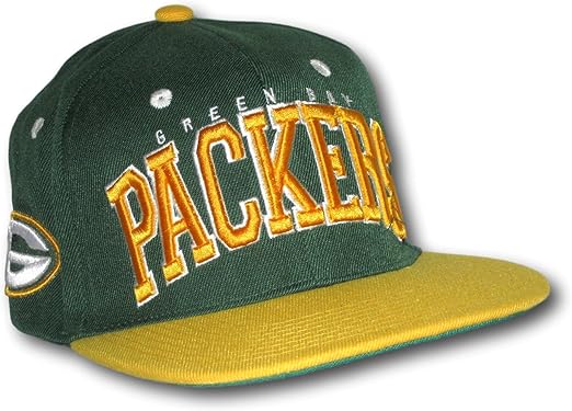 green bay flat bill hat