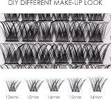 Ocean Pearl Cluster Lashes 72 Pcs DIY Lashes 10-16mm Soft Natural False view 6